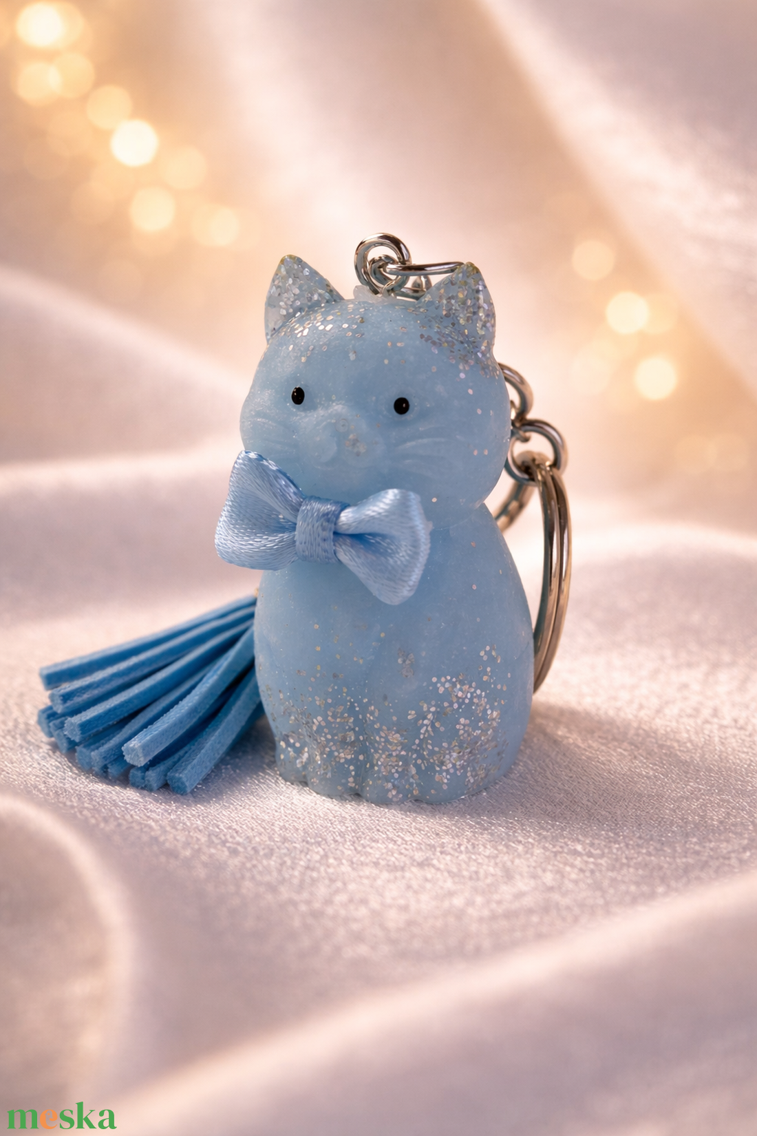 Cicaprütty kulcstartó  - táska & tok - kulcstartó & táskadísz - kulcstartó - Meska.hu