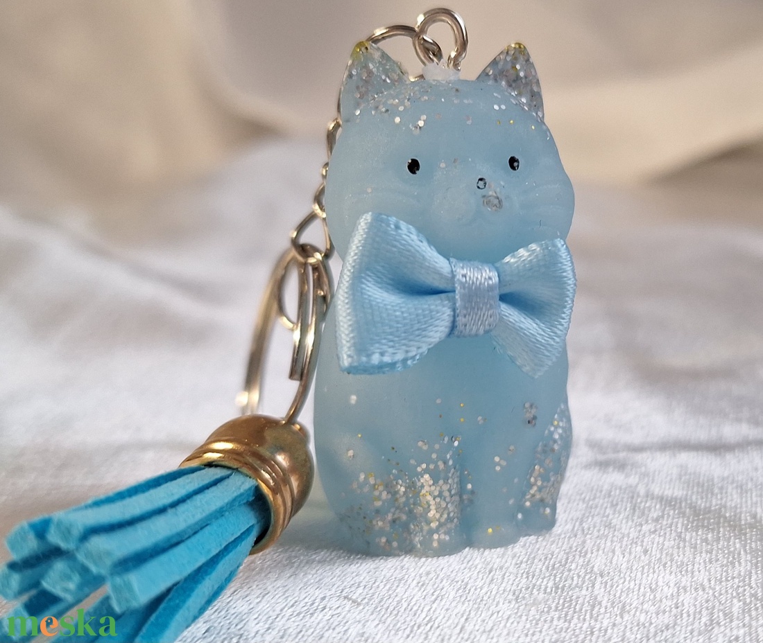 Cicaprütty kulcstartó  - táska & tok - kulcstartó & táskadísz - kulcstartó - Meska.hu