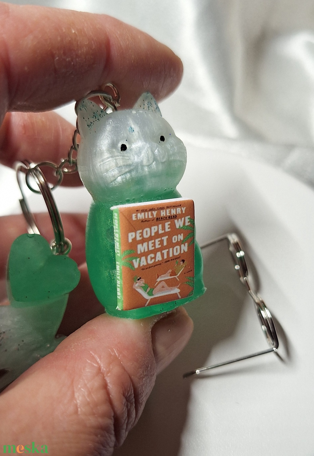 Cicaprütty kulcstartó  - táska & tok - kulcstartó & táskadísz - kulcstartó - Meska.hu