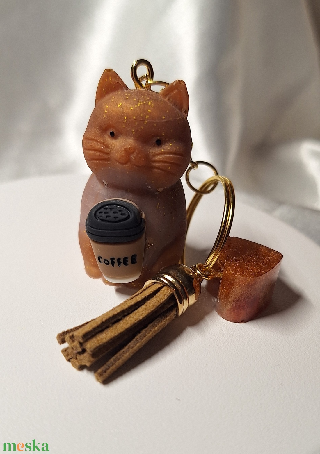 Cicaprütty kulcstartó  - táska & tok - kulcstartó & táskadísz - kulcstartó - Meska.hu