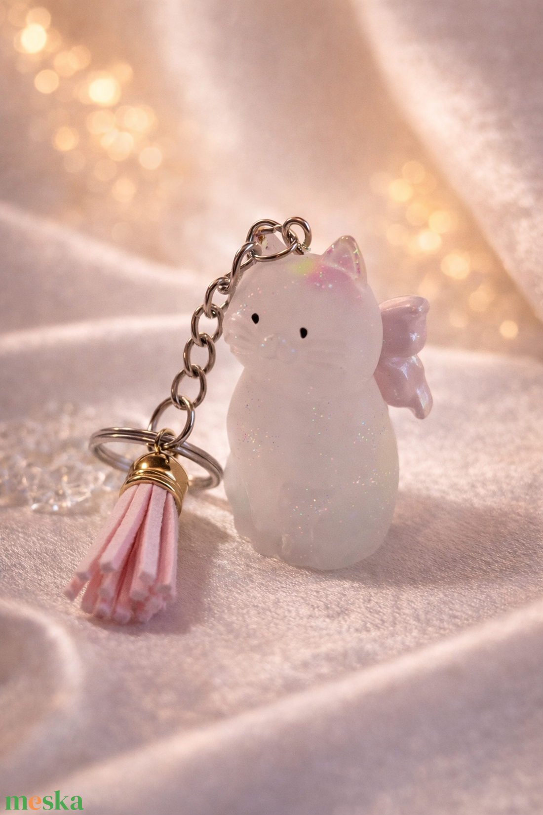 Cicaprütty kulcstartó  - táska & tok - kulcstartó & táskadísz - táskaakasztó - Meska.hu