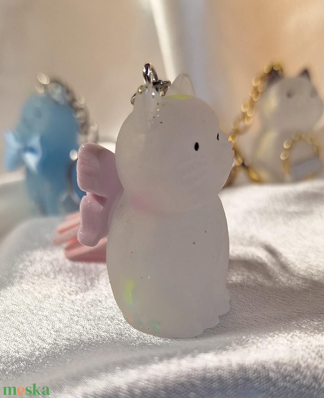 Cicaprütty kulcstartó  - táska & tok - kulcstartó & táskadísz - táskaakasztó - Meska.hu