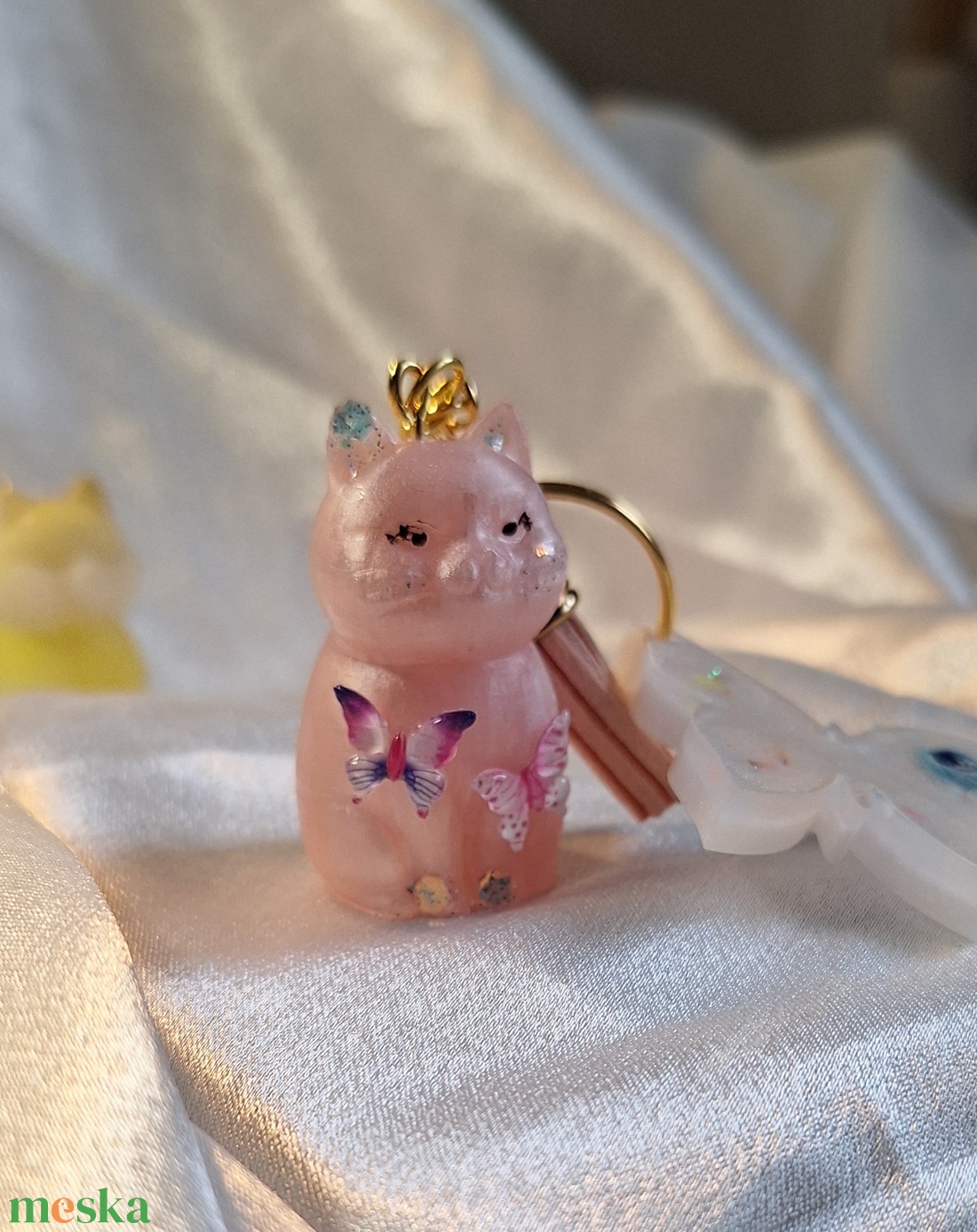 Cicaprütty kulcstartó  - táska & tok - kulcstartó & táskadísz - táskadísz - Meska.hu