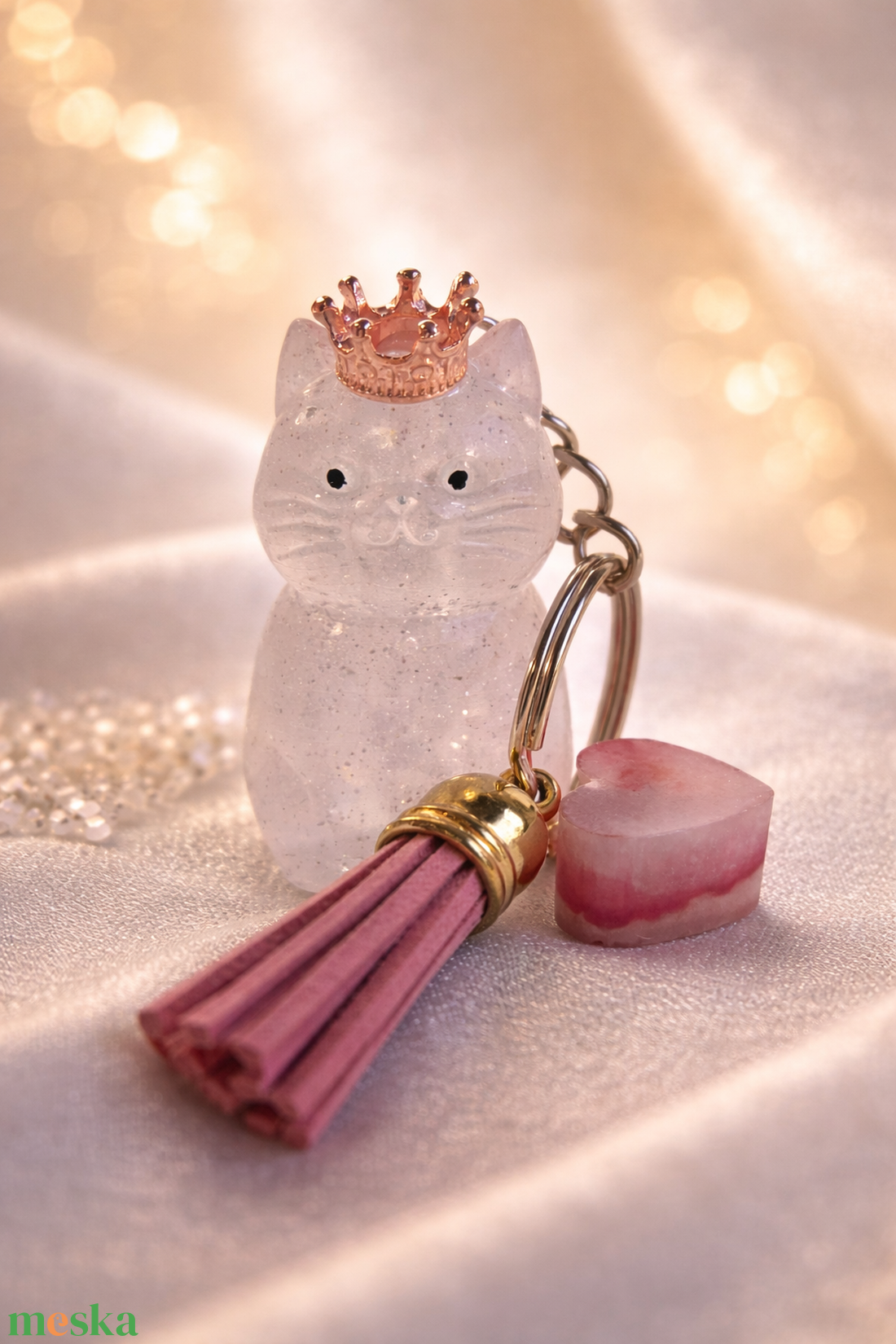 Cicaprütty kulcstartó  - táska & tok - kulcstartó & táskadísz - táskaakasztó - Meska.hu