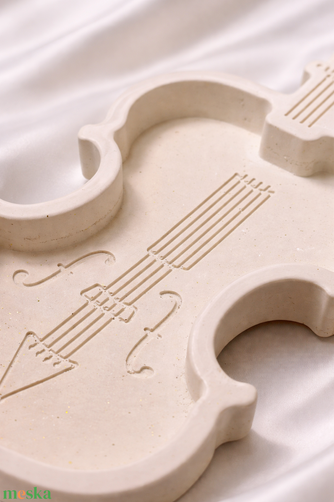 ARANYHANG � Hegedű dekor tál szett - ékszer - ékszertartó - ékszertartó tál - Meska.hu