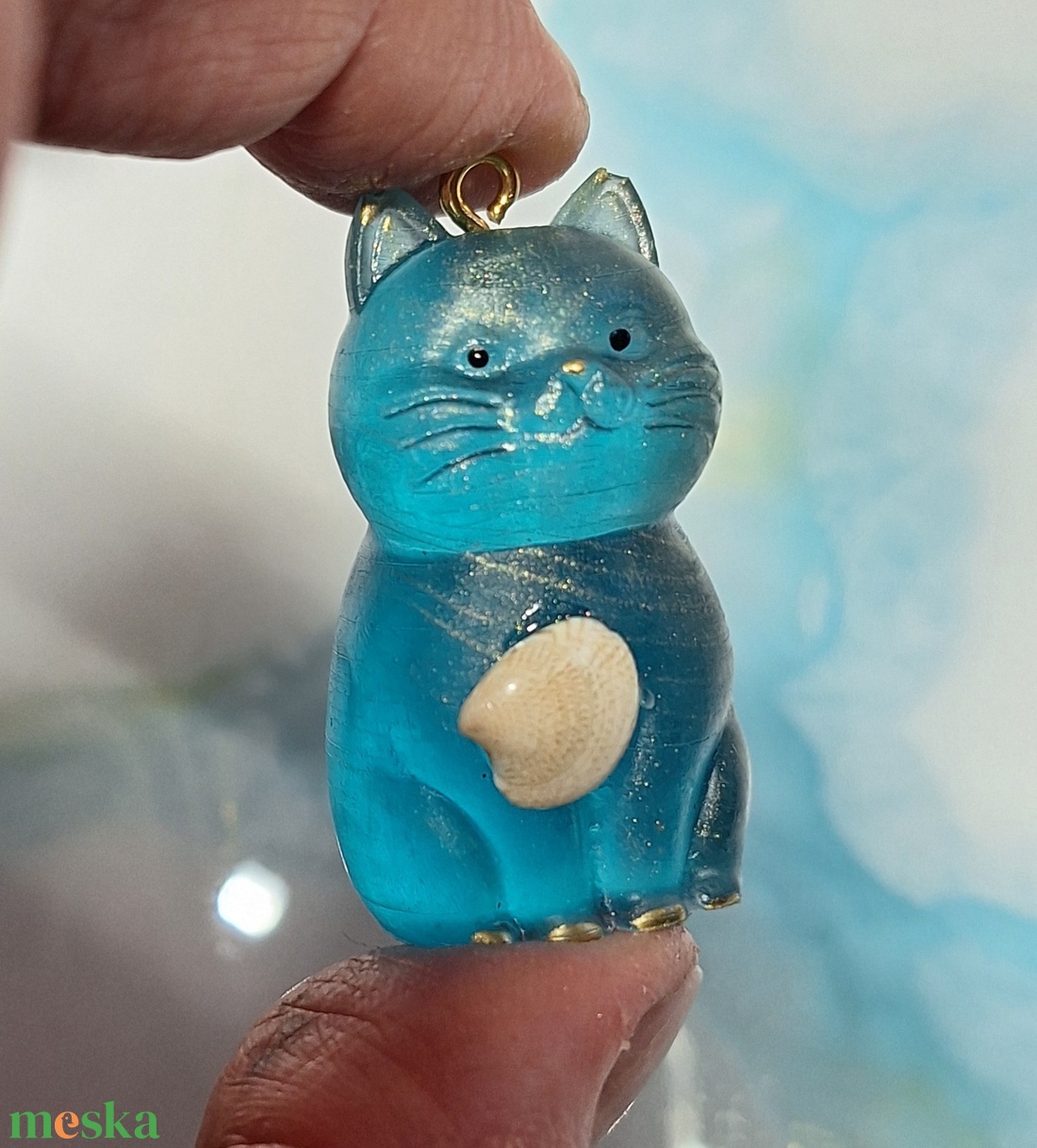 Aranyörvény Cicaprütty  Sea Limited - ékszer - nyaklánc - medál - Meska.hu