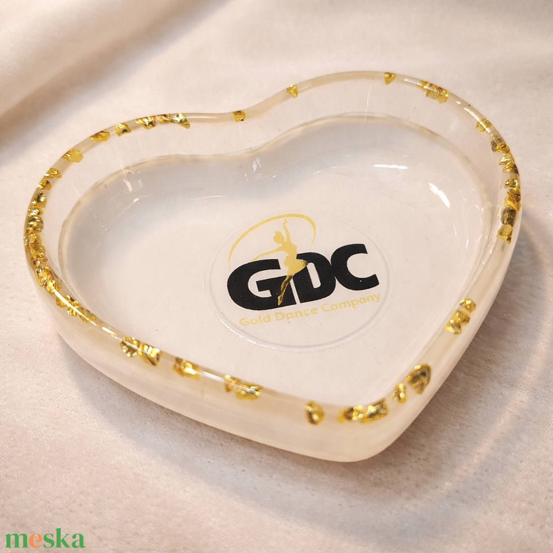 Egyedi logós gyanta ajándék szett � rendelésre - ékszer - ékszertartó - ékszertartó tál - Meska.hu