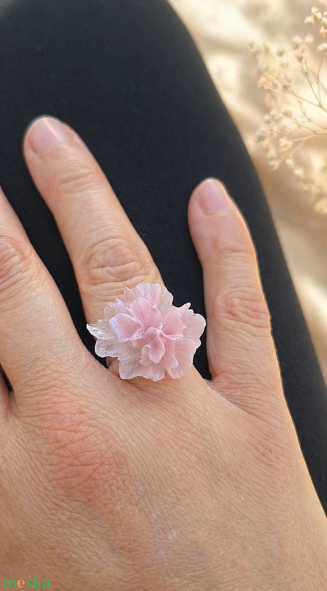 Első Virágzás � LiLu Bloom kollekció egyedi alkalmi gyűrűk 4 szín állítható méret - ékszer - gyűrű - statement gyűrű - Meska.hu