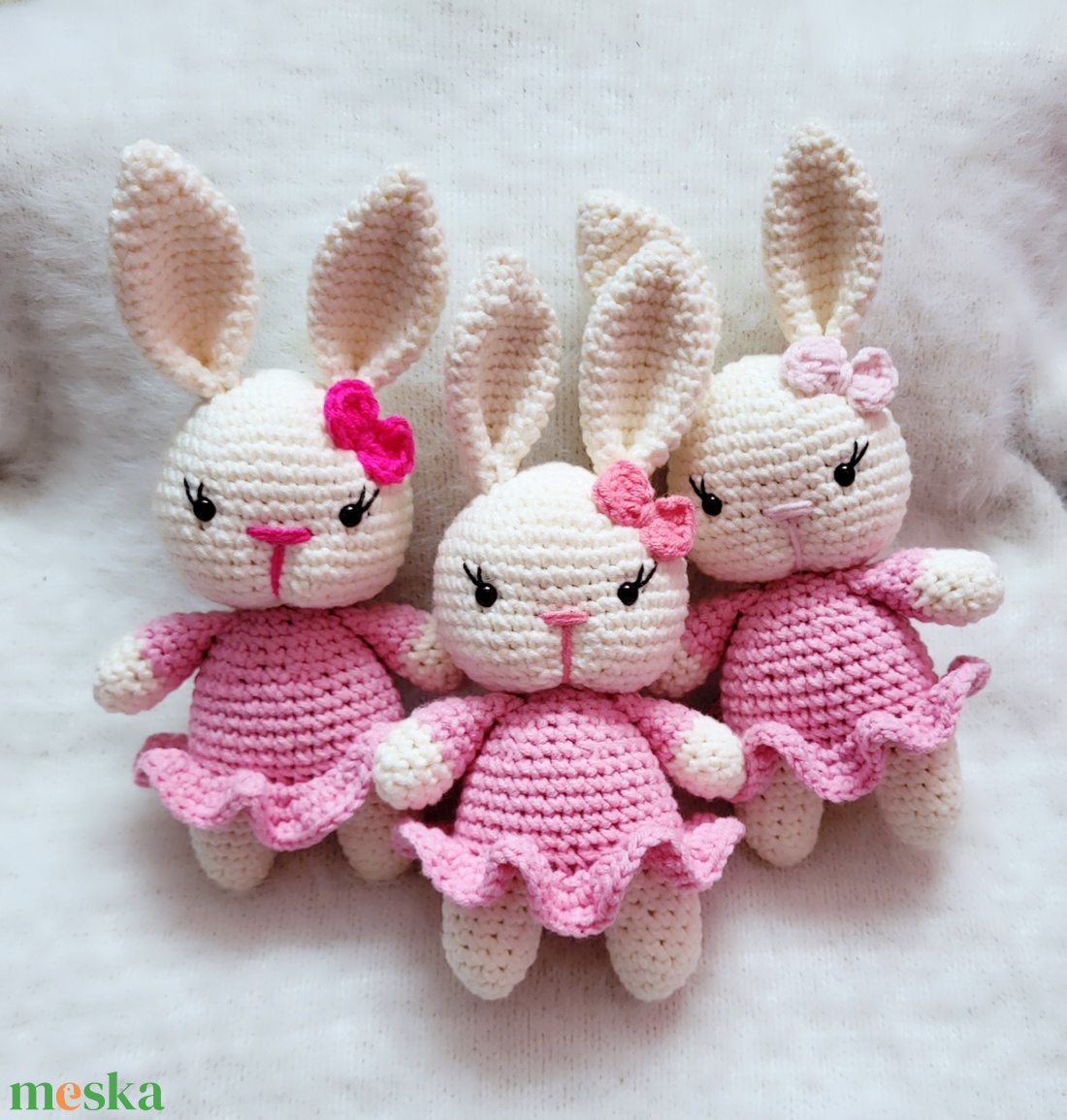 Horgolt nyuszi amigurumi - játék & sport - plüssállat & játékfigura - nyuszi - Meska.hu Horgolt nyuszi amigurumi - játék & sport - plüssállat & játékfigura - nyuszi - Meska.hu