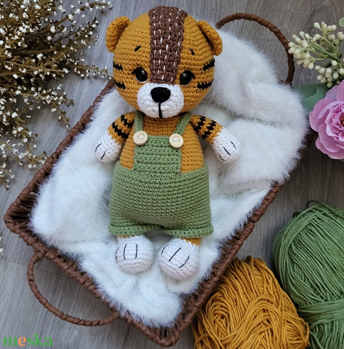 Horgolt tigris amigurumi - játék & sport - plüssállat & játékfigura - más figura - Meska.hu Horgolt tigris amigurumi - játék & sport - plüssállat & játékfigura - más figura - Meska.hu