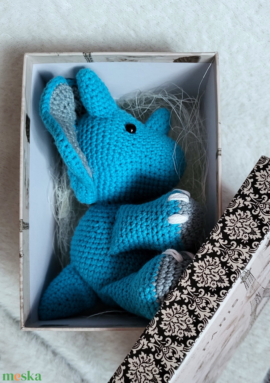Horgolt dinó amigurumi - játék & sport - plüssállat & játékfigura - plüss dínók - Meska.hu