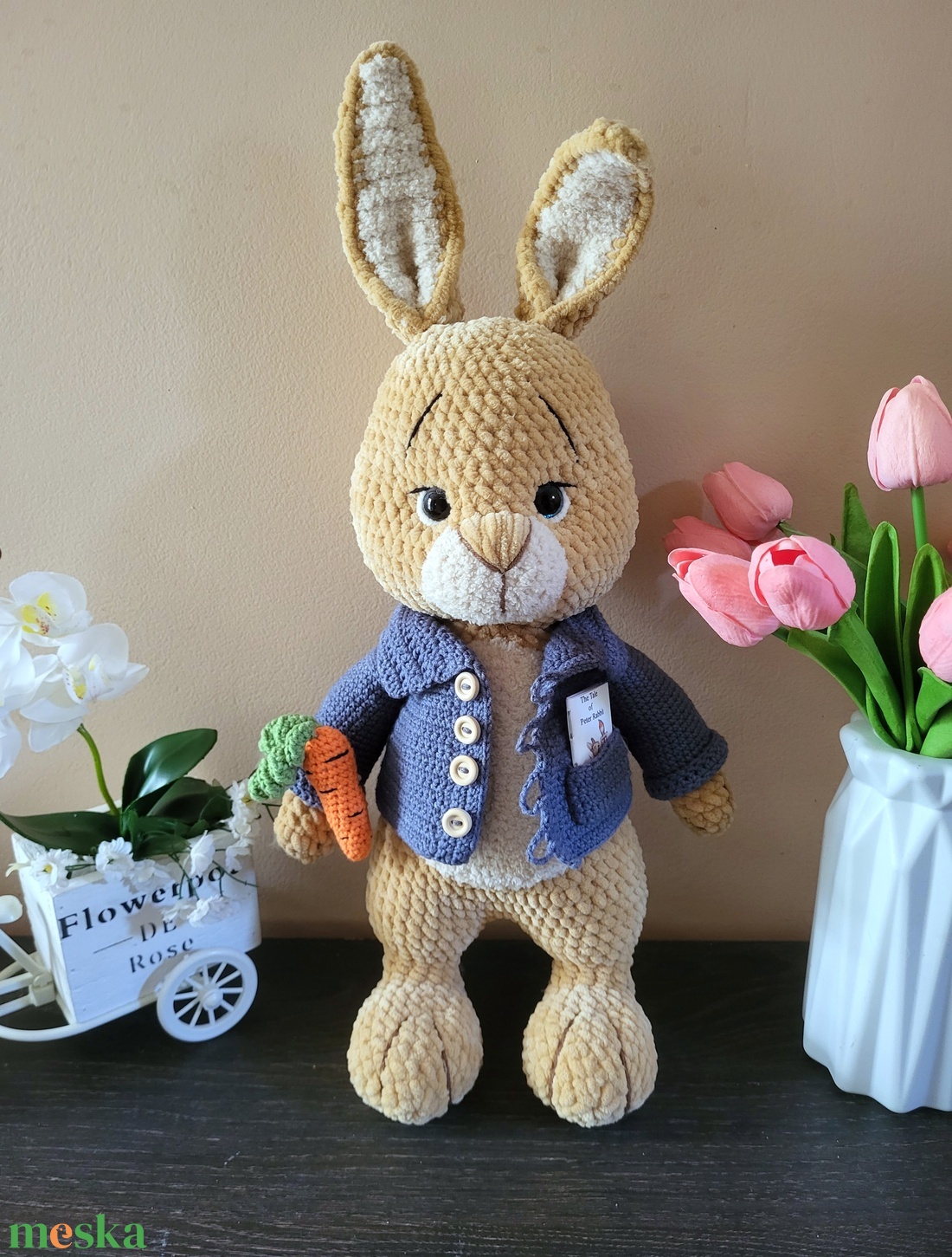 Horgolt nyúl péter nyuszi amigurumi - játék & sport - plüssállat & játékfigura - nyuszi - Meska.hu Horgolt nyúl péter nyuszi amigurumi - játék & sport - plüssállat & játékfigura - nyuszi - Meska.hu