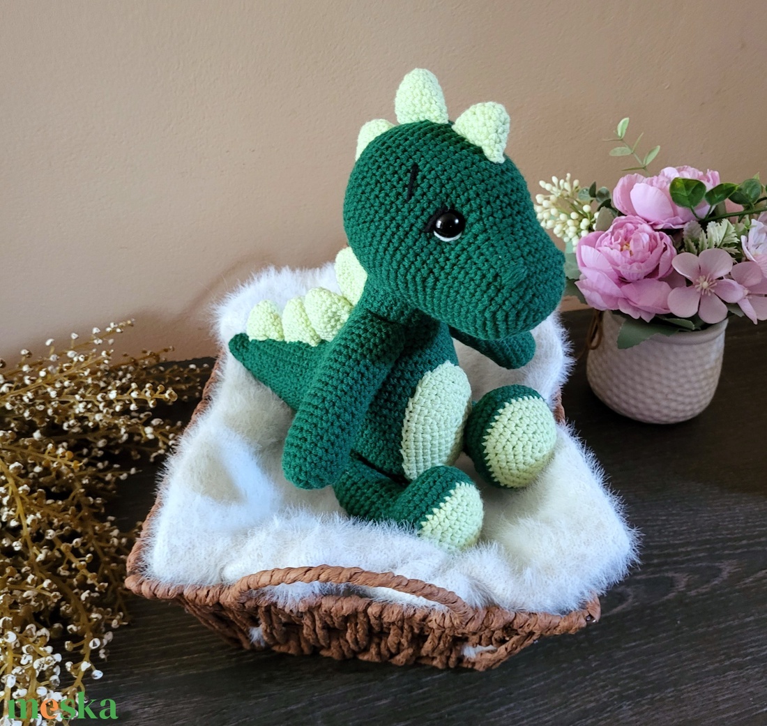 Horgolt dinó amigurumi - játék & sport - plüssállat & játékfigura - plüss dínók - Meska.hu Horgolt dinó amigurumi - játék & sport - plüssállat & játékfigura - plüss dínók - Meska.hu
