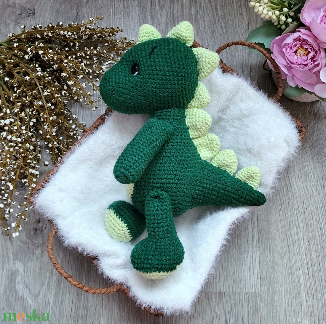 Horgolt dinó amigurumi - játék & sport - plüssállat & játékfigura - plüss dínók - Meska.hu Horgolt dinó amigurumi - játék & sport - plüssállat & játékfigura - plüss dínók - Meska.hu