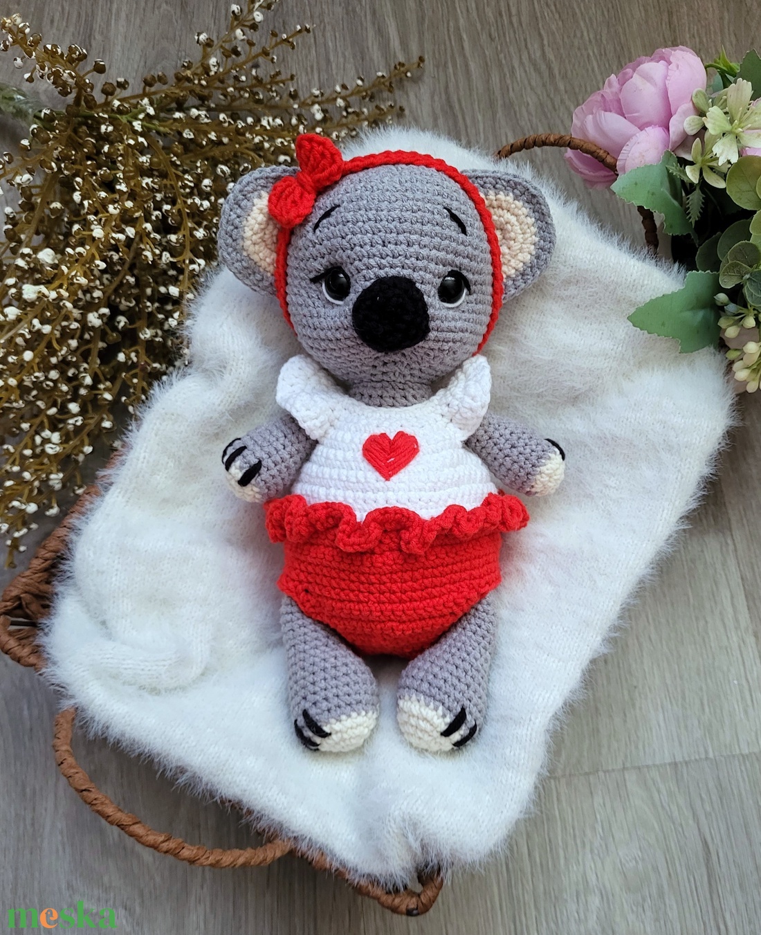 Horgolt koala amigurumi - játék & sport - plüssállat & játékfigura - maci - Meska.hu Horgolt koala amigurumi - játék & sport - plüssállat & játékfigura - maci - Meska.hu