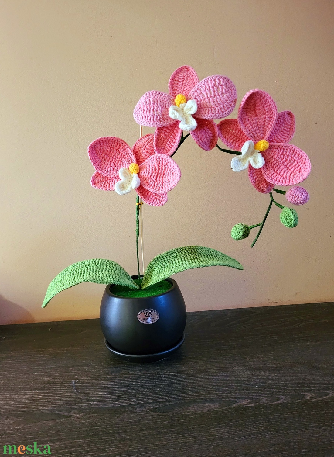 Horgolt orchidea - otthon & életmód - dekoráció - Meska.hu