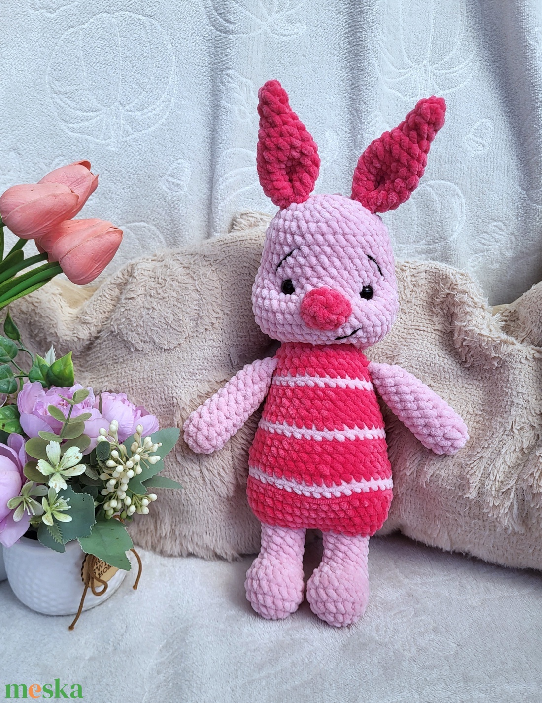 Horgolt Malacka amigurumi - játék & sport - plüssállat & játékfigura - malac - Meska.hu