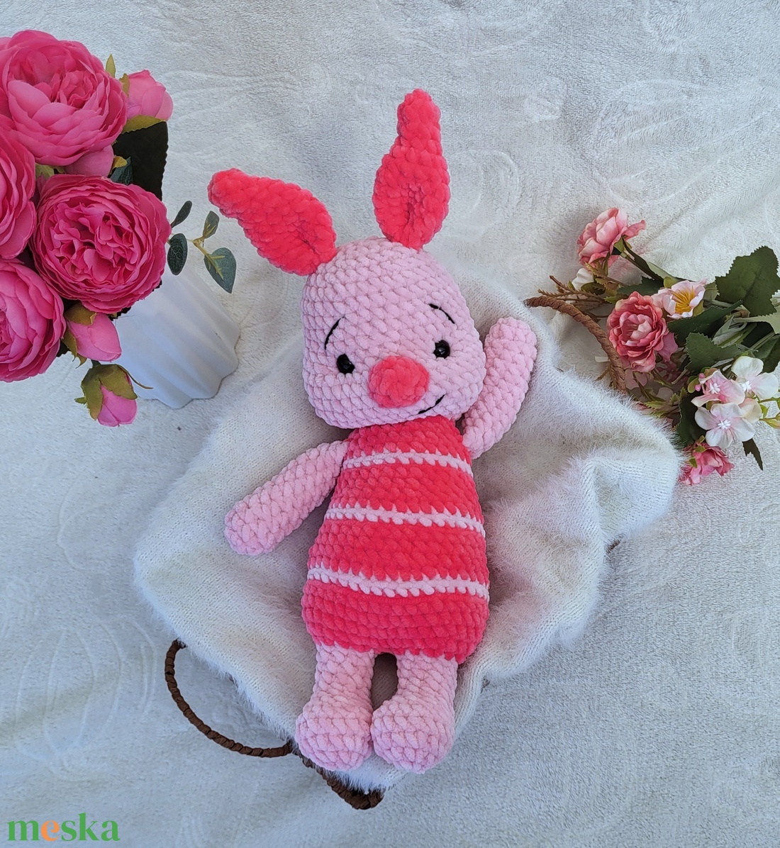 Horgolt Malacka amigurumi - játék & sport - plüssállat & játékfigura - malac - Meska.hu