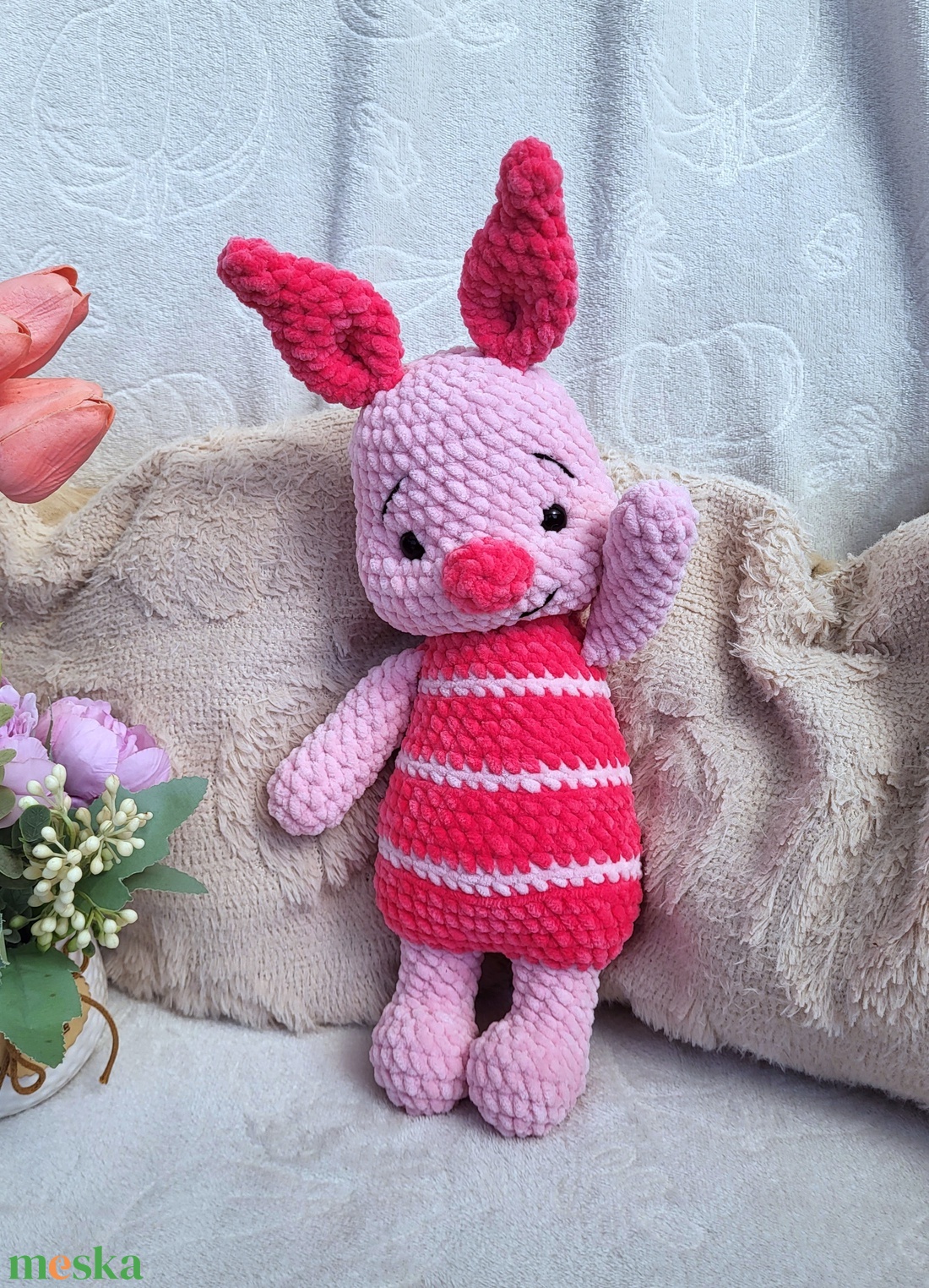 Horgolt Malacka amigurumi - játék & sport - plüssállat & játékfigura - malac - Meska.hu