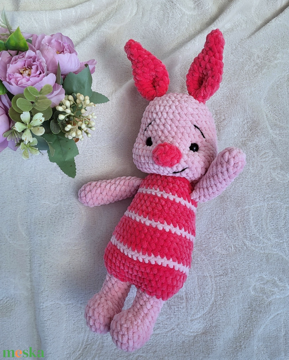 Horgolt Malacka amigurumi - játék & sport - plüssállat & játékfigura - malac - Meska.hu