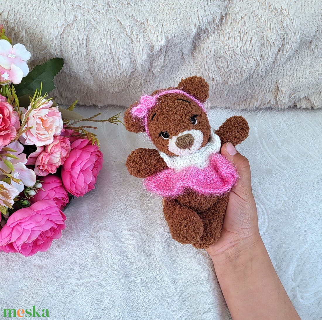 Horgolt öltöztethető maci amigurumi - játék & sport - plüssállat & játékfigura - maci - Meska.hu