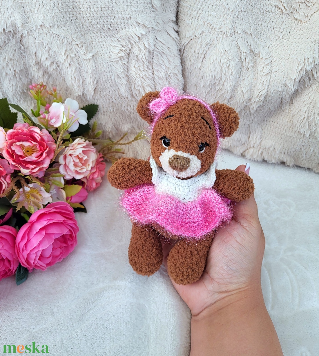 Horgolt öltöztethető maci amigurumi - játék & sport - plüssállat & játékfigura - maci - Meska.hu
