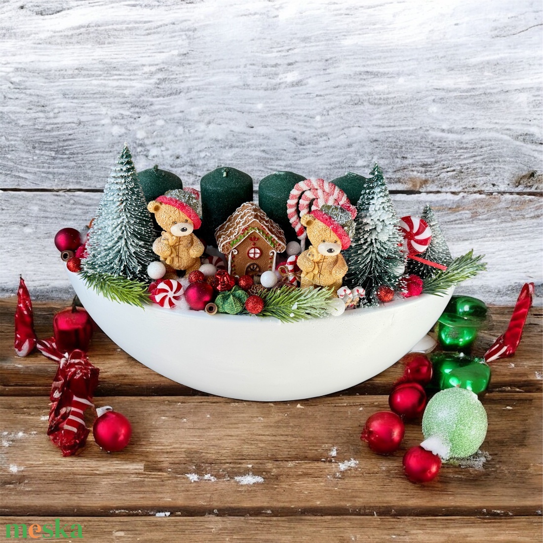 Adventi asztaldísz - karácsony - adventi díszek - adventi gyertyadíszek és koszorúdíszek - Meska.hu Adventi asztaldísz - karácsony - adventi díszek - adventi gyertyadíszek és koszorúdíszek - Meska.hu