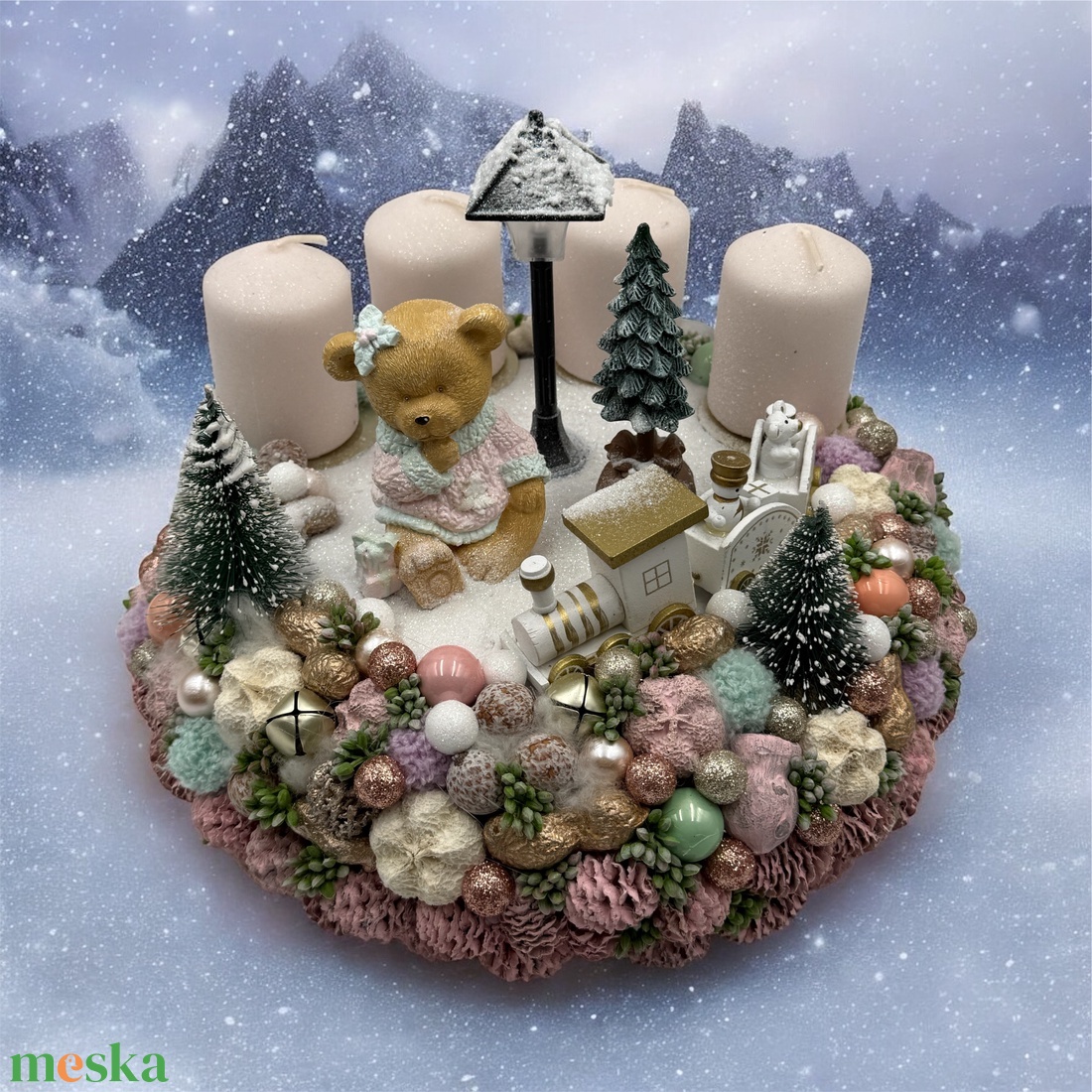 Adventi koszorú - karácsony - adventi díszek - adventi gyertyadíszek és koszorúdíszek - Meska.hu Adventi koszorú - karácsony - adventi díszek - adventi gyertyadíszek és koszorúdíszek - Meska.hu