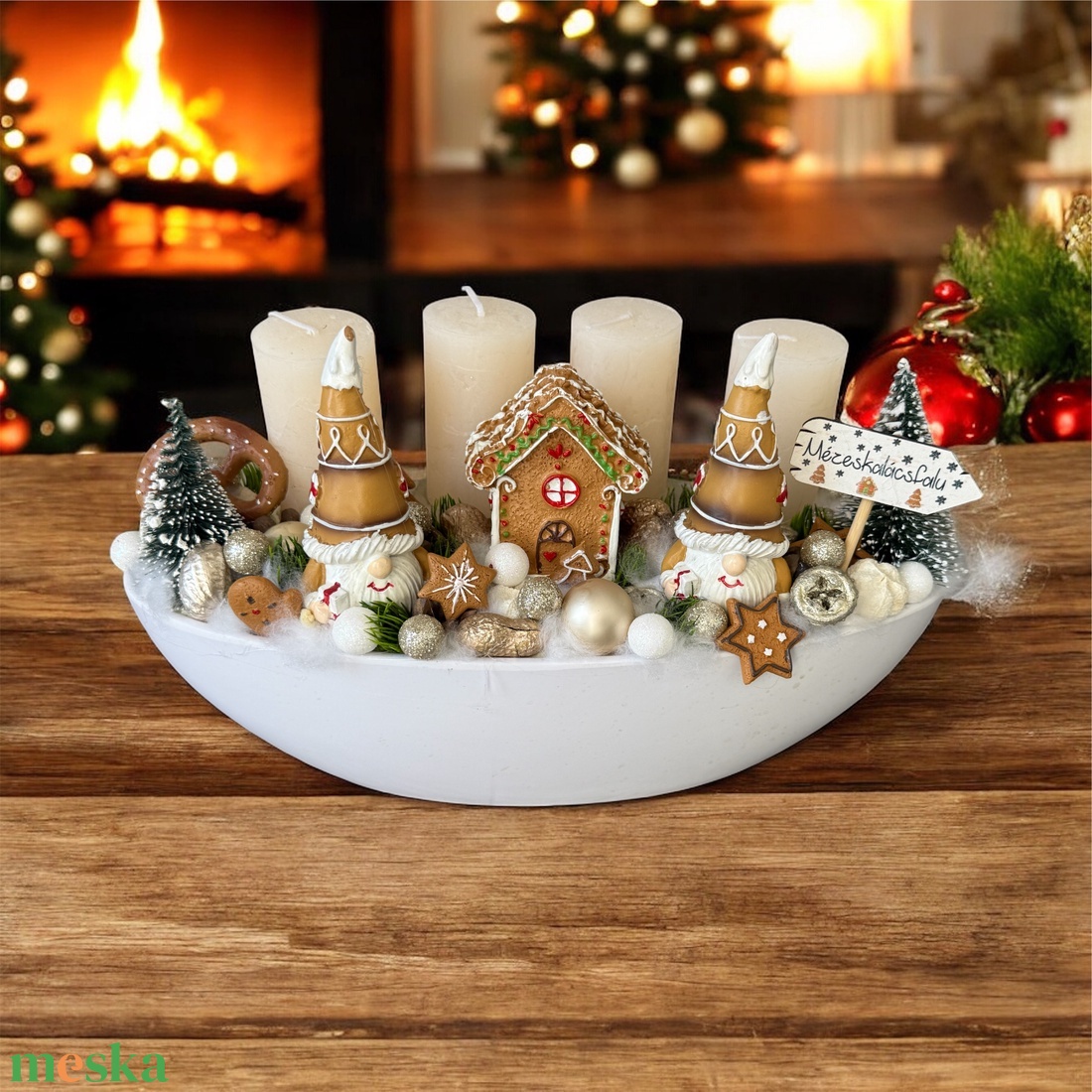 Adventi asztaldísz - karácsony - adventi díszek - adventi gyertyadíszek és koszorúdíszek - Meska.hu Adventi asztaldísz - karácsony - adventi díszek - adventi gyertyadíszek és koszorúdíszek - Meska.hu