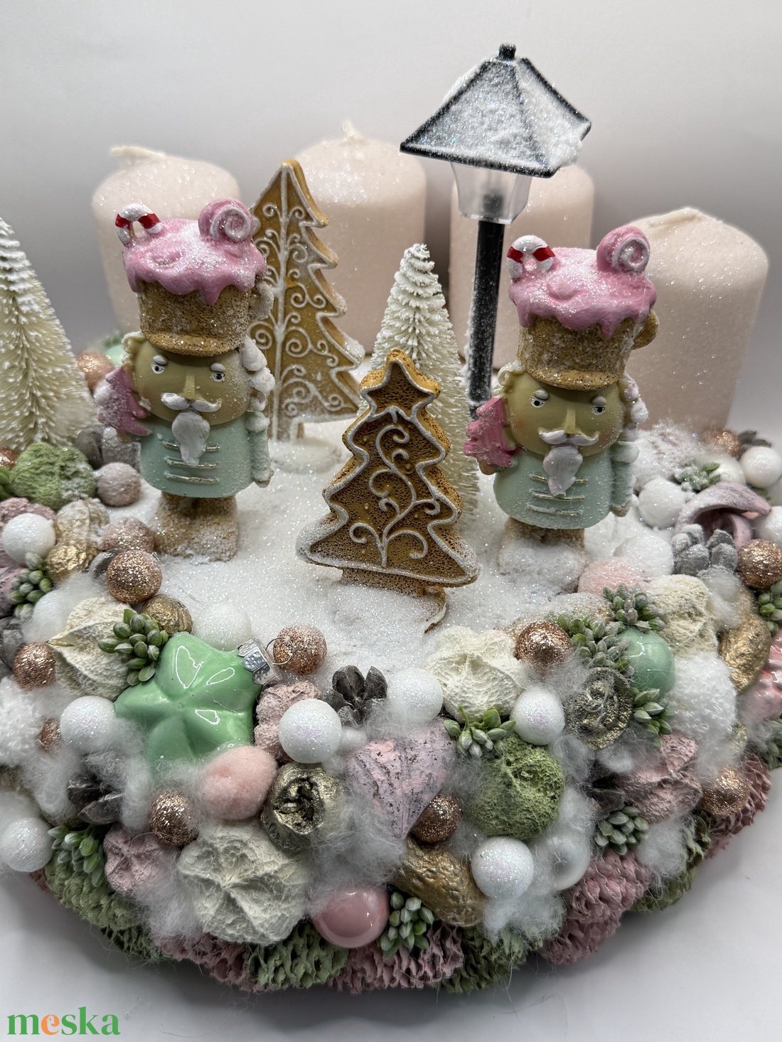 Adventi koszorú - karácsony - adventi díszek - adventi gyertyadíszek és koszorúdíszek - Meska.hu