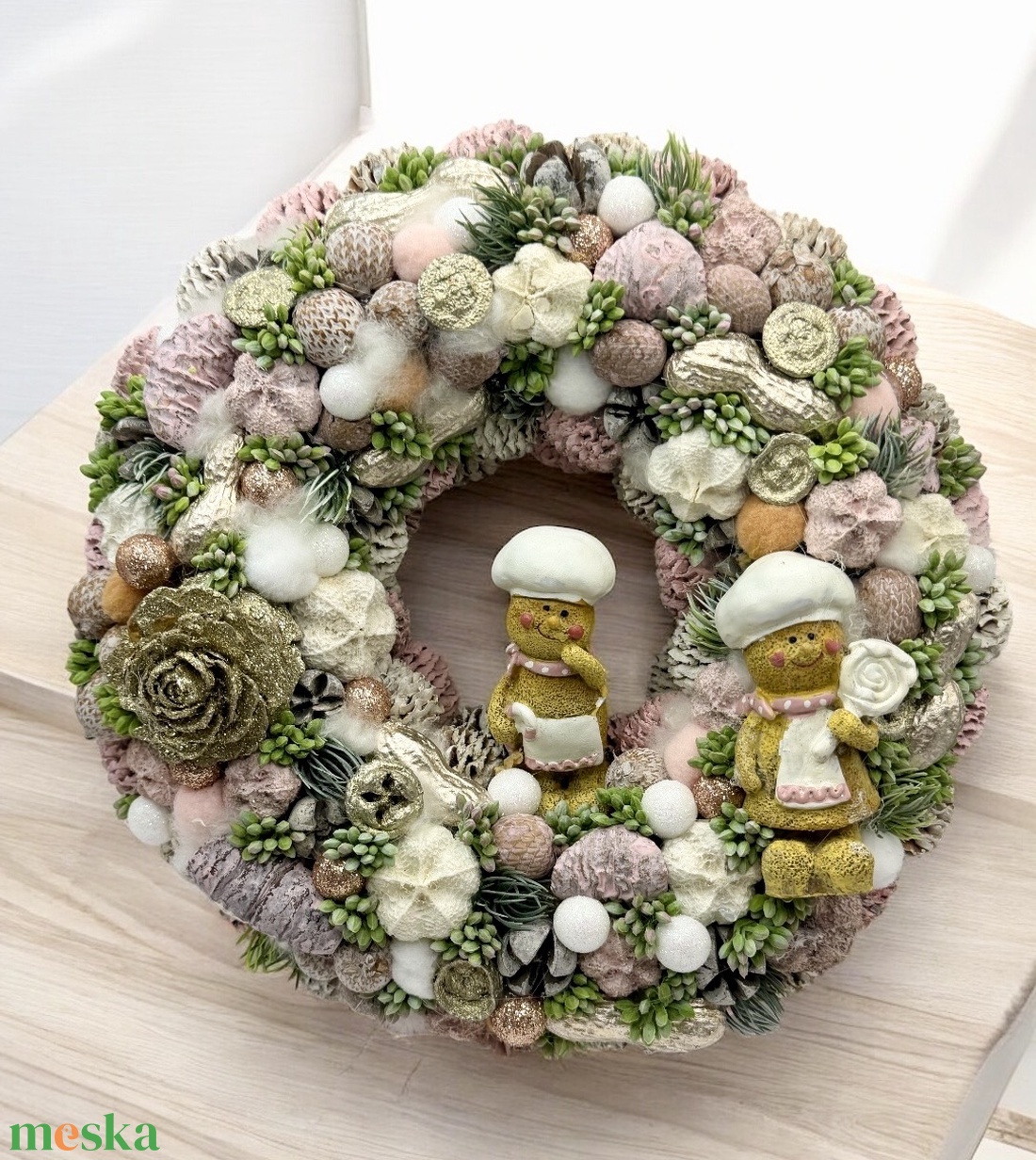 Ajtódísz - karácsony - karácsonyi lakásdekoráció - karácsonyi ajtódíszek - Meska.hu