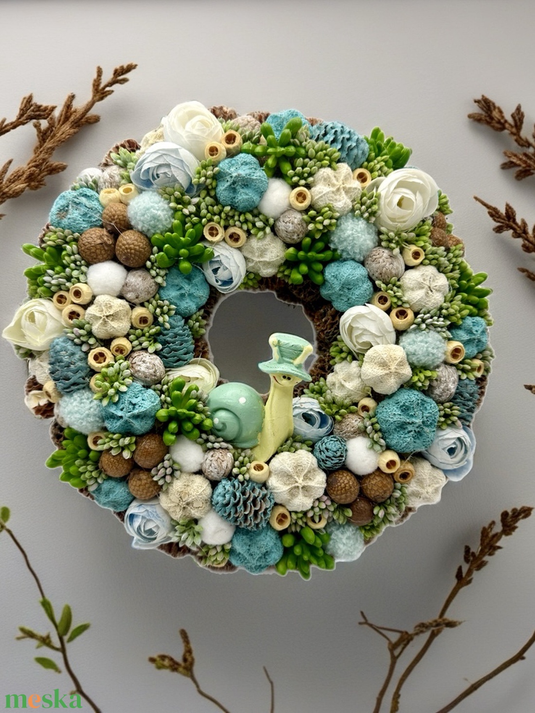 Tavaszi ajtódísz - otthon & életmód - dekoráció - ajtó- és ablak dekoráció - ajtódísz & kopogtató - Meska.hu