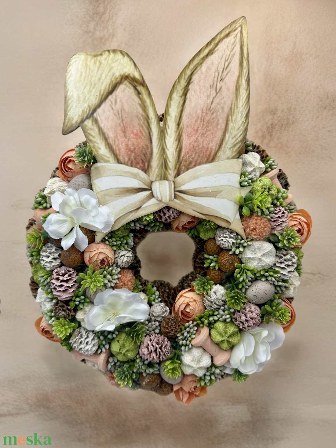 Húsvéti ajtódísz - otthon & életmód - dekoráció - ajtó- és ablak dekoráció - ajtódísz & kopogtató - Meska.hu