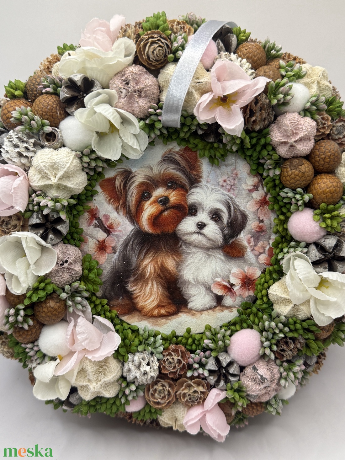 Tavaszi ajtódísz - otthon & életmód - dekoráció - ajtó- és ablak dekoráció - ajtódísz & kopogtató - Meska.hu