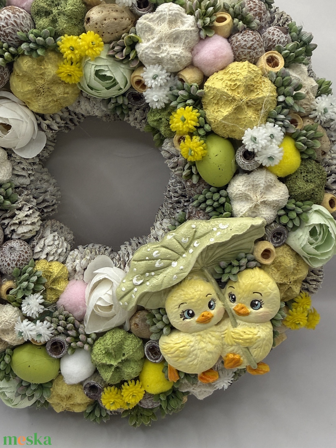 Tavaszi ajtódísz - otthon & életmód - dekoráció - ajtó- és ablak dekoráció - ajtódísz & kopogtató - Meska.hu