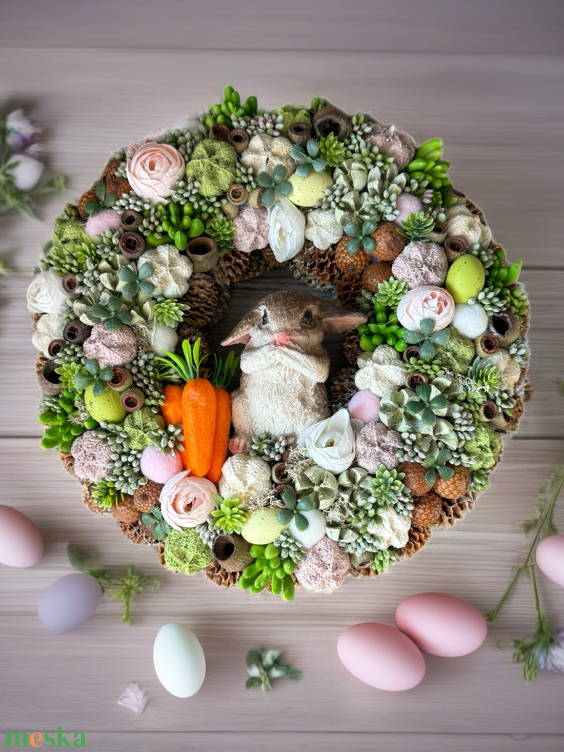 Tavaszi ajtódísz - otthon & életmód - dekoráció - ajtó- és ablak dekoráció - ajtódísz & kopogtató - Meska.hu