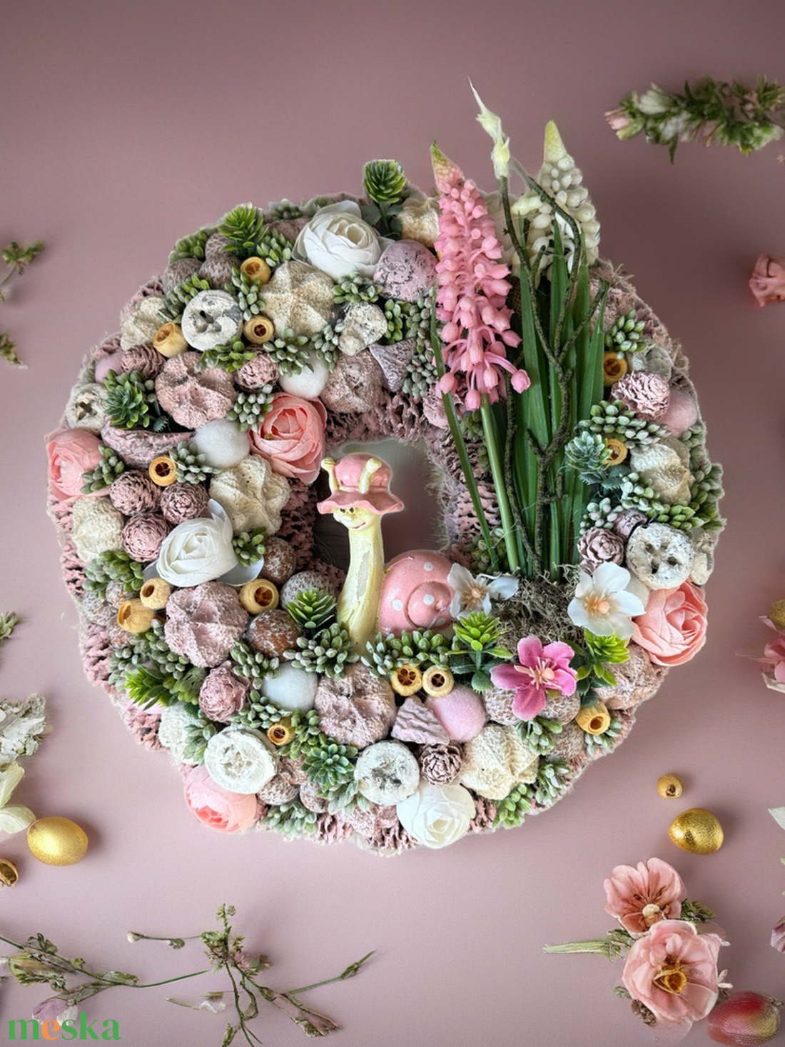 Tavaszi ajtódísz - otthon & életmód - dekoráció - ajtó- és ablak dekoráció - ajtódísz & kopogtató - Meska.hu