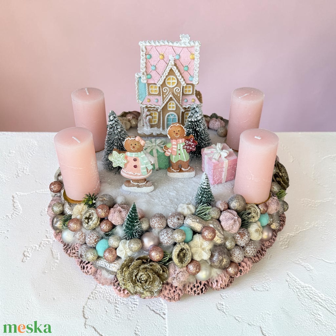 Adventi koszorú - karácsony - adventi díszek - adventi koszorú - Meska.hu