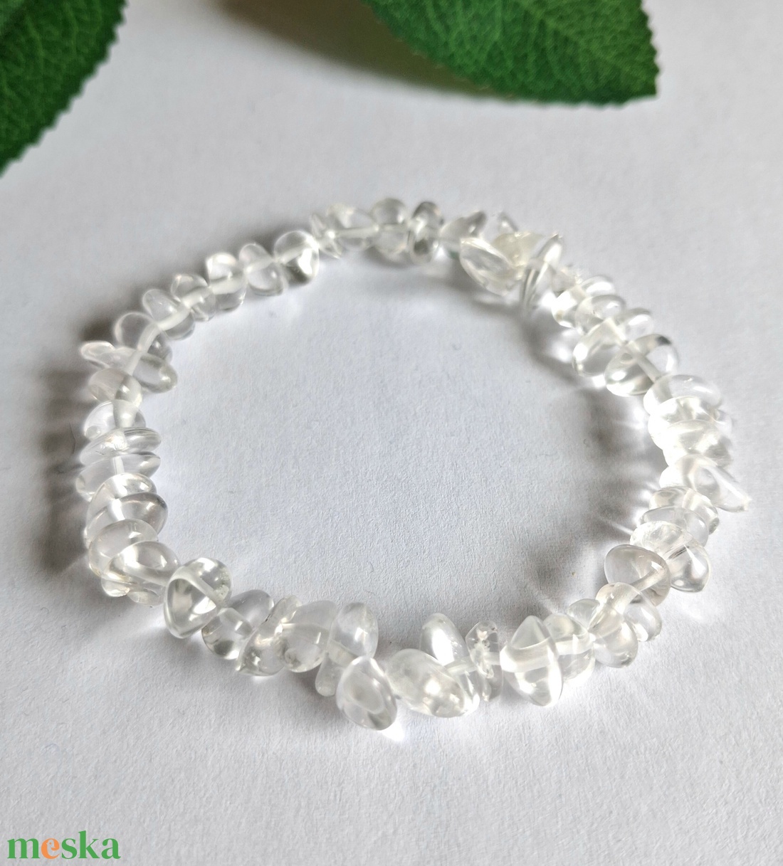 Hegyikristály splitter ásvány karkötő - ékszer - karkötő - ásványkarkötő - Meska.hu