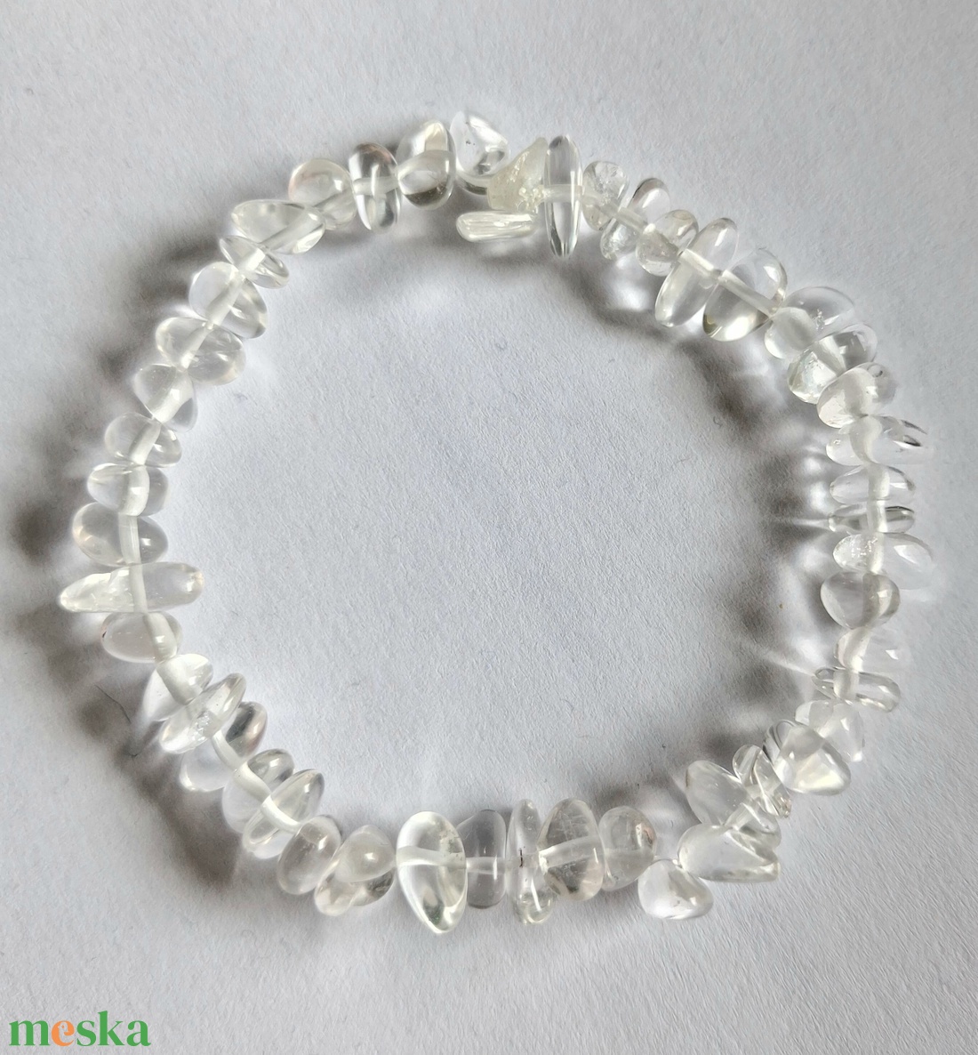 Hegyikristály splitter ásvány karkötő - ékszer - karkötő - ásványkarkötő - Meska.hu