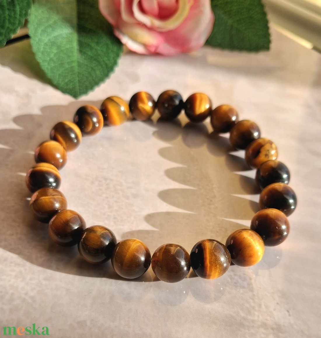 Tigrisszem ásvány karkötő - A minőség - ékszer - karkötő - ásványkarkötő - Meska.hu