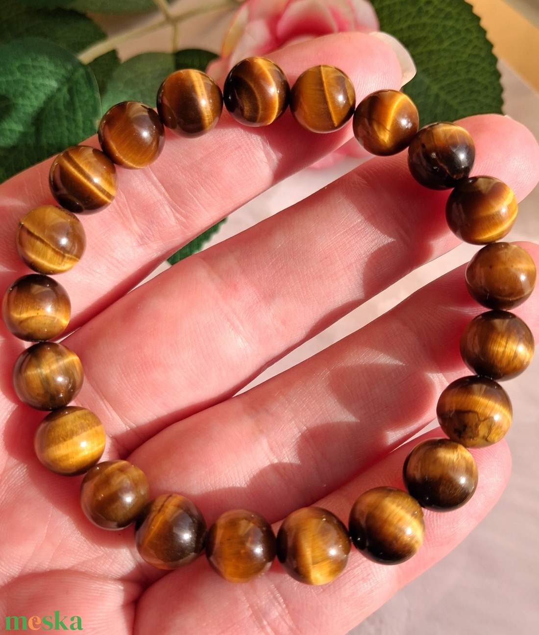 Tigrisszem ásvány karkötő - A minőség - ékszer - karkötő - ásványkarkötő - Meska.hu