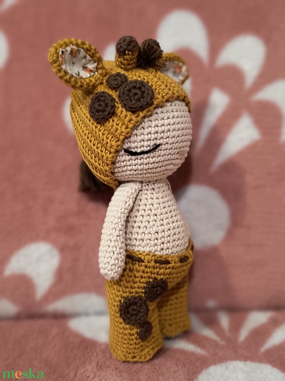 Amigurumi Baba Zsiráf jelmezben - játék & sport - plüssállat & játékfigura - zsiráf - Meska.hu