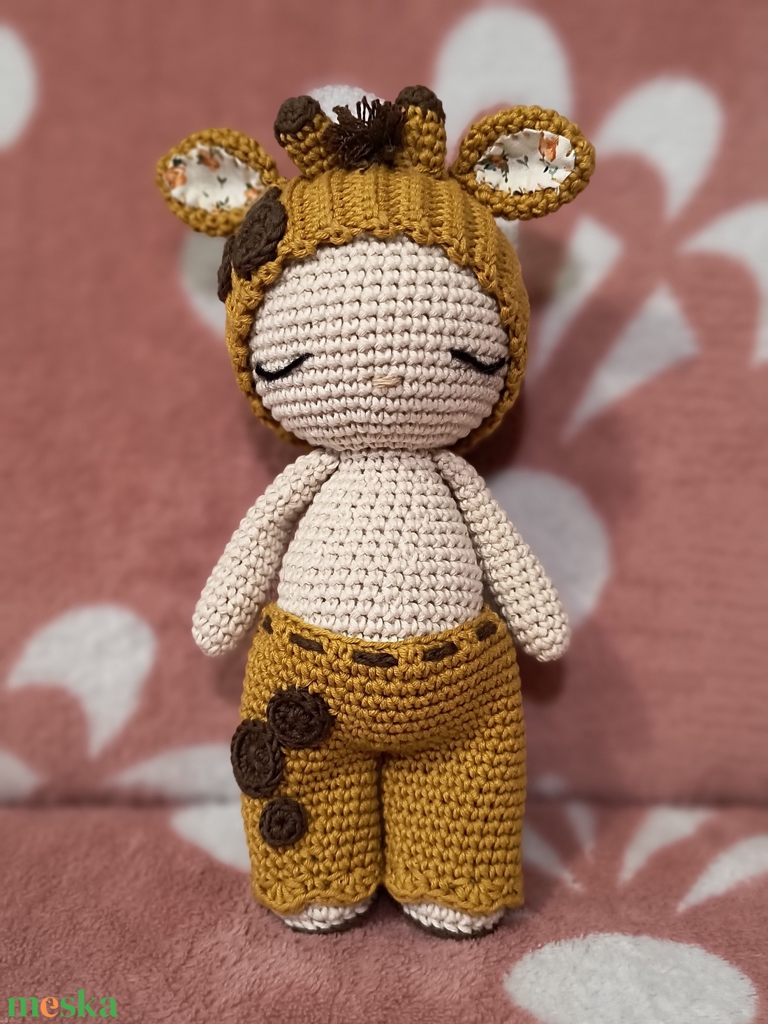 Amigurumi Baba Zsiráf jelmezben - játék & sport - plüssállat & játékfigura - zsiráf - Meska.hu