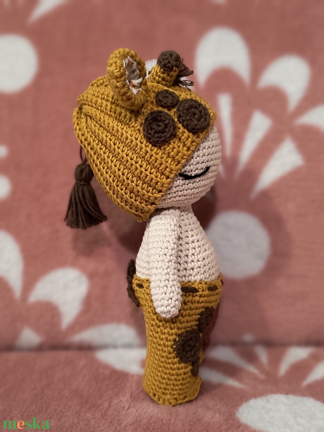 Amigurumi Baba Zsiráf jelmezben - játék & sport - plüssállat & játékfigura - zsiráf - Meska.hu