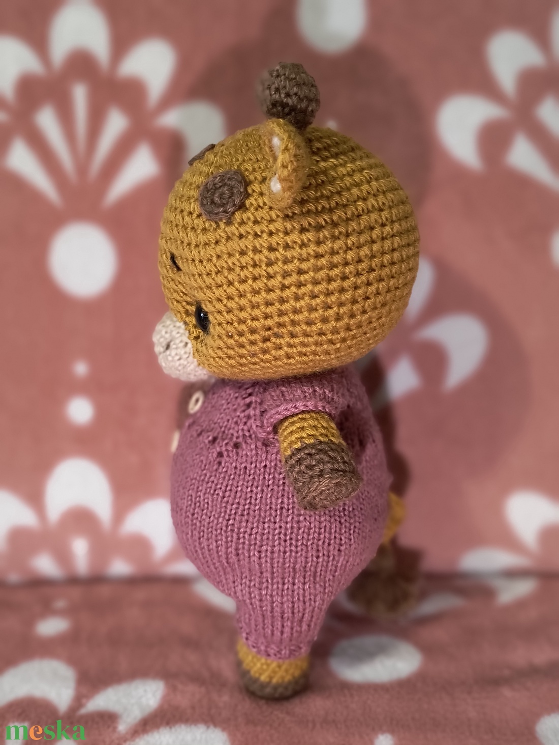 Amigurumi Zsiráf - játék & sport - plüssállat & játékfigura - zsiráf - Meska.hu