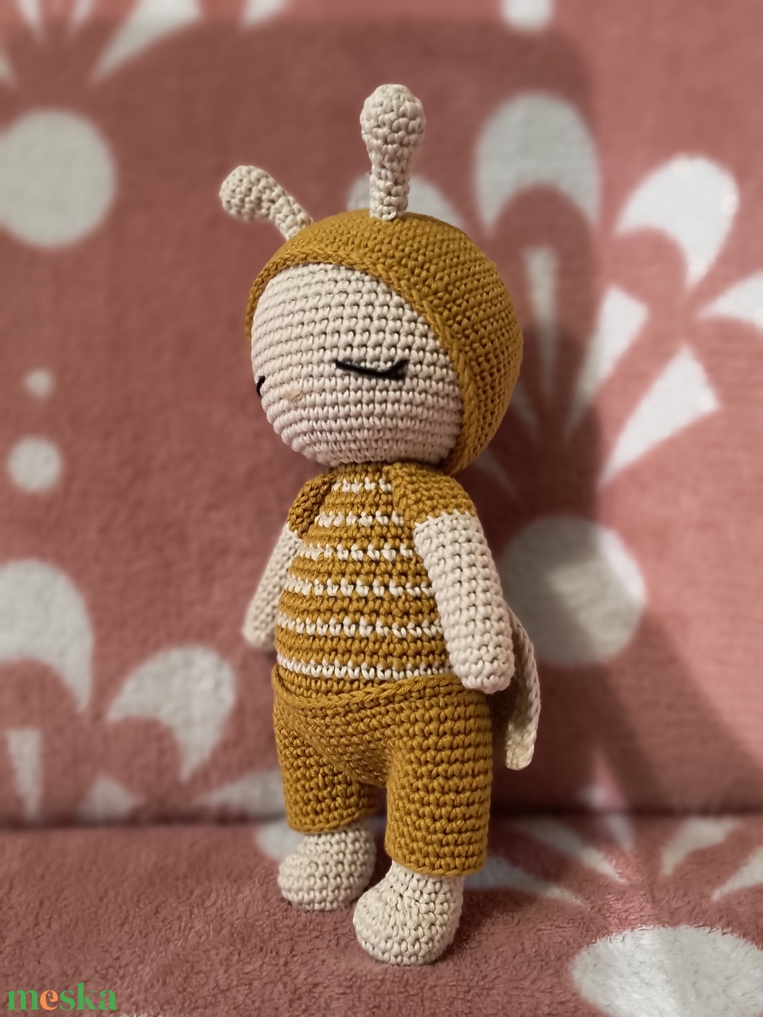 Amigurumi Baba Méhecske jelmezben - játék & sport - plüssállat & játékfigura - más figura - Meska.hu