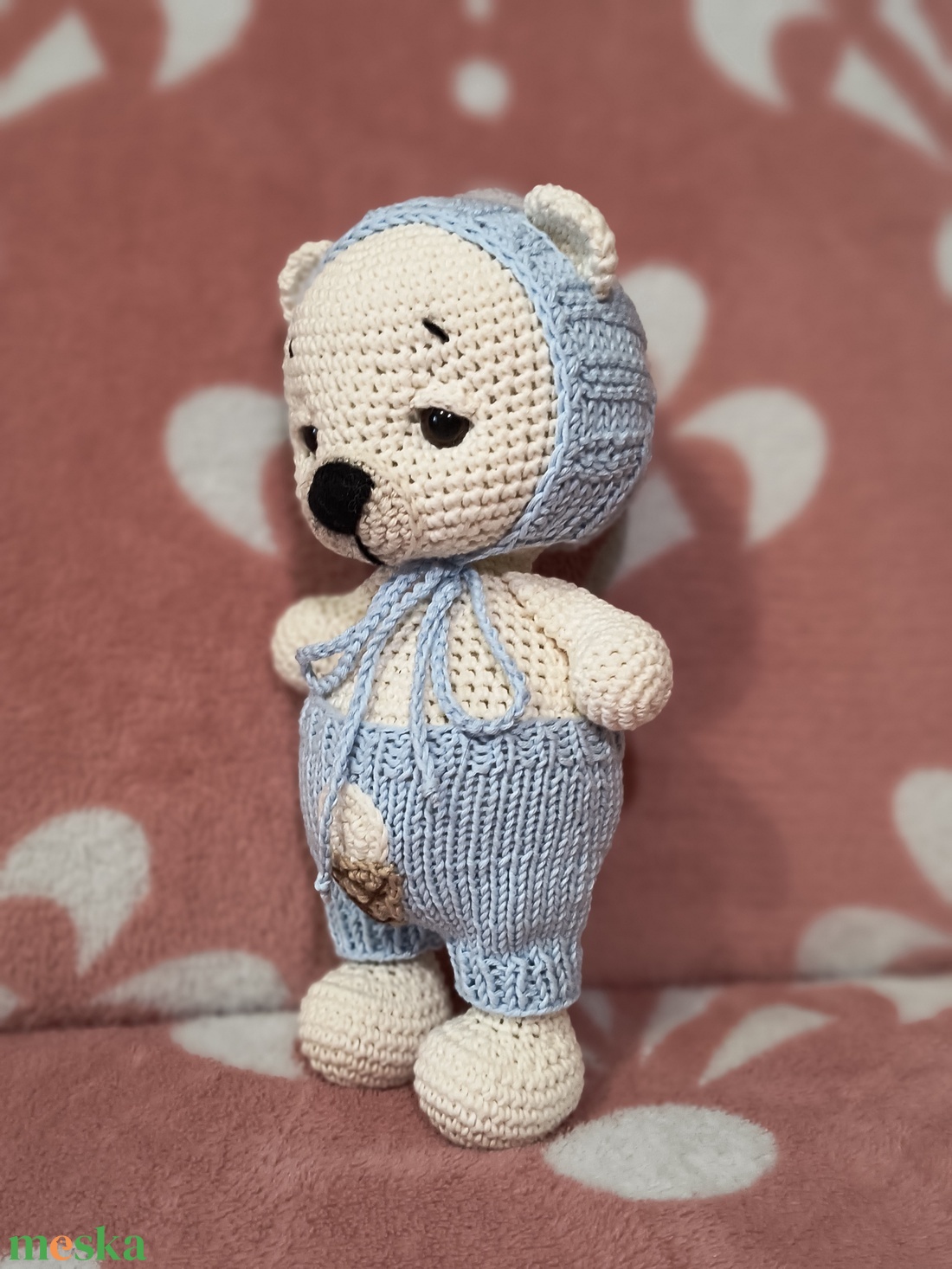 Amigurumi Maci baba ruhában - játék & sport - plüssállat & játékfigura - maci - Meska.hu