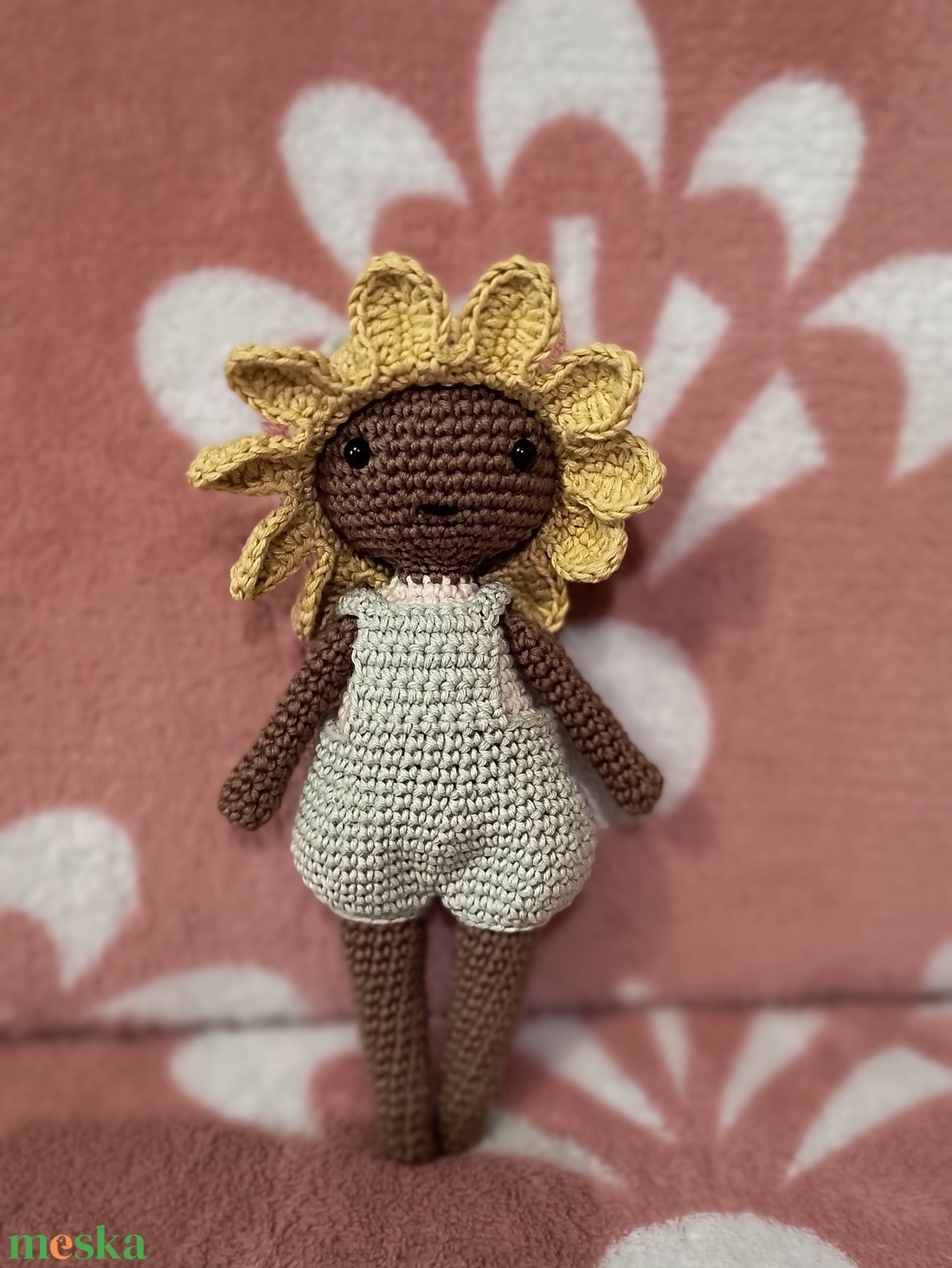 Amigurumi Tündér, virág jelmezben - játék & sport - plüssállat & játékfigura - más figura - Meska.hu