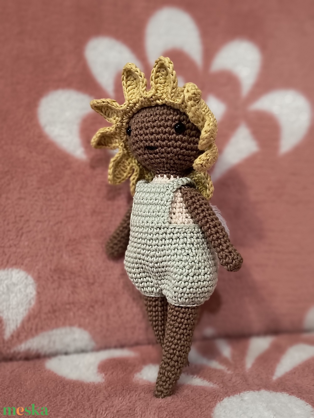 Amigurumi Tündér, virág jelmezben - játék & sport - plüssállat & játékfigura - más figura - Meska.hu